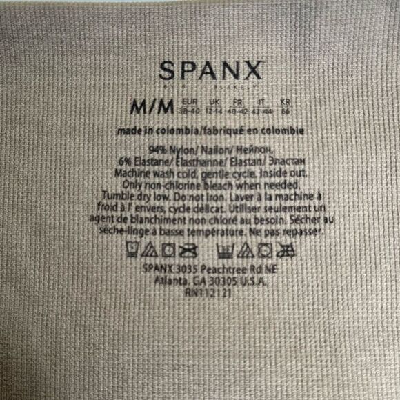 Spanx Look At Me Now Leopard Seamless Legging Browns Women Size Medium Shaping - Picture 8 of 13